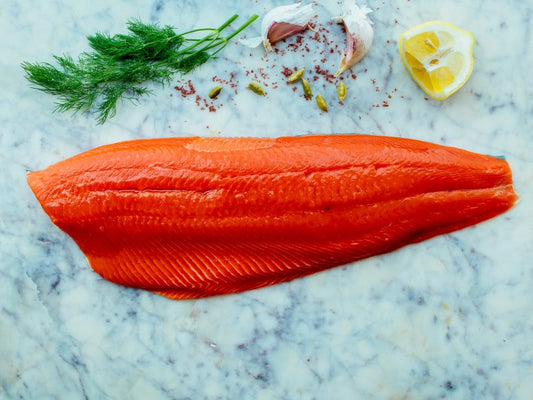 Frozen (Fresh) Salmon - 10lb Fillet Box ($17.95/lb)